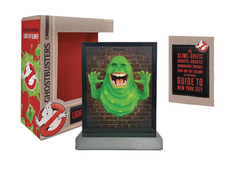 BOOK KIT GHOSTBUSTERS LIGHT UP SLIMER MOTION ACTIVATED SOUND