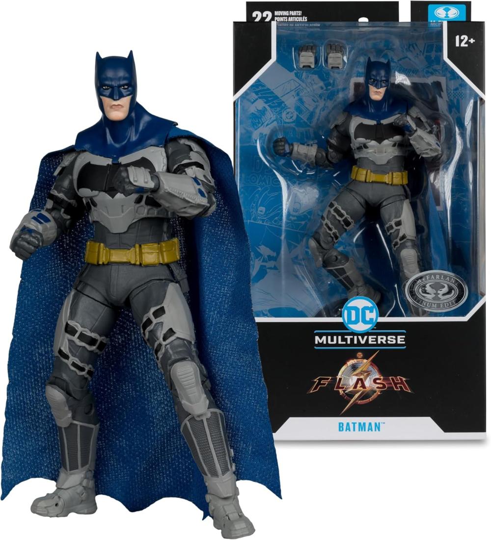 DC MULTIVERSE BATMAN THE FLASH MCFARLANE PLATINUM AF
