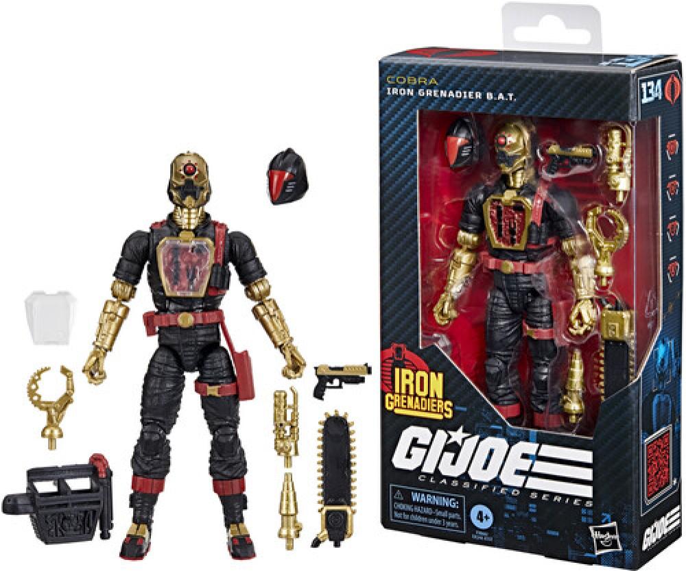GI JOE CLASSIFIED IRON GRENADIER BAT 6IN AF