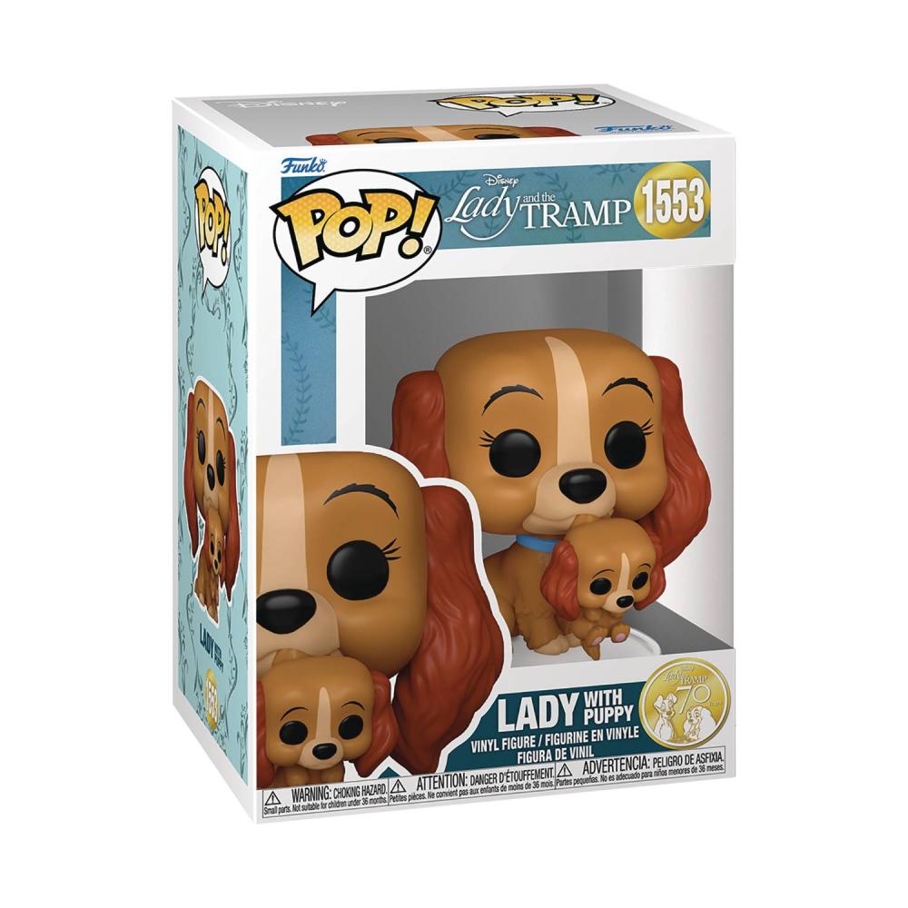 POP DISNEY LADY AND THE TRAMP LADY W PUPPY VIN FIG