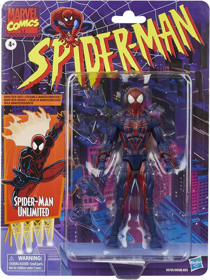 MARVEL LEGENDS RETRO NEW SPIDER MAN UNLIMITED AF