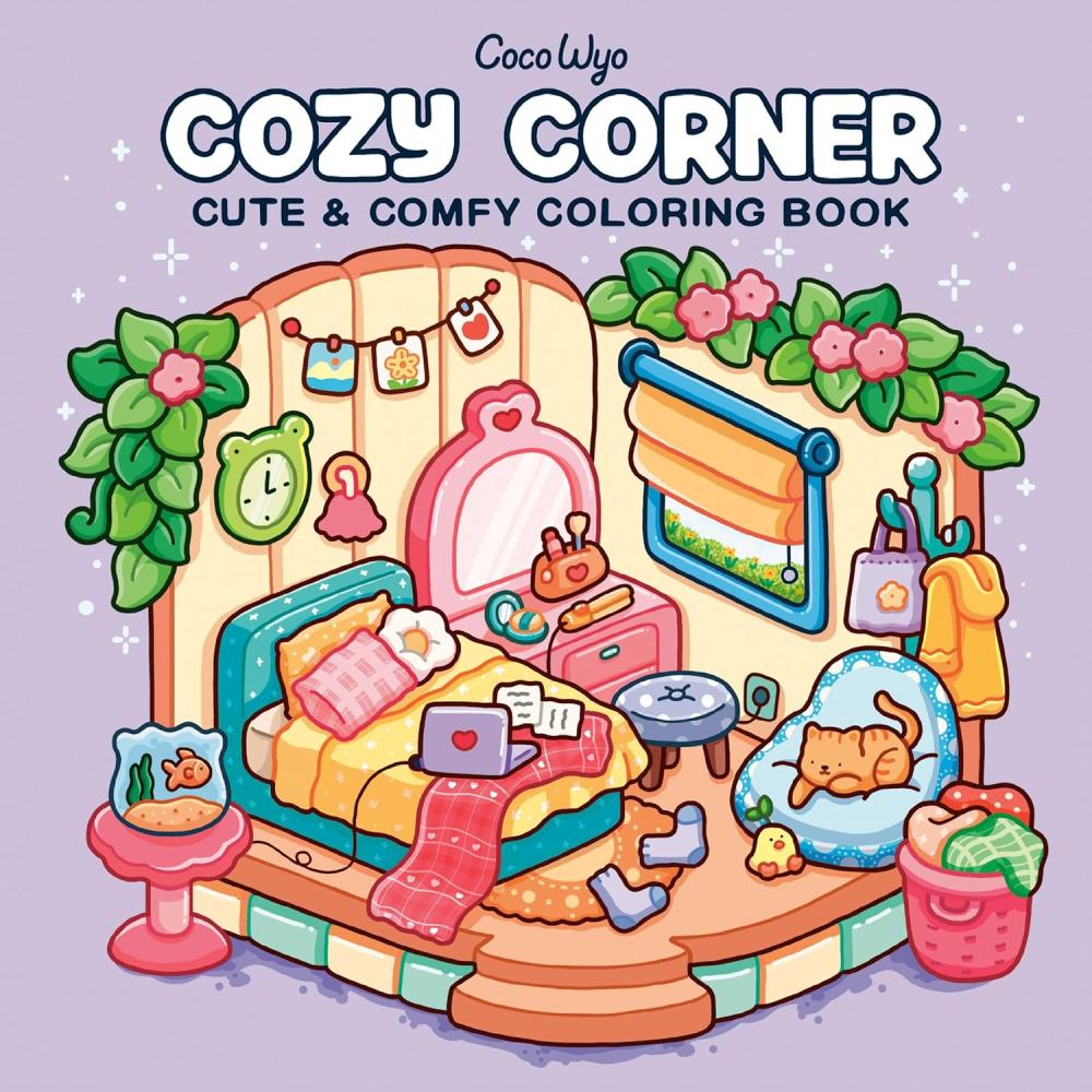 COZY CORNER: CUTE & COMFY ADULT COLORING BOOK