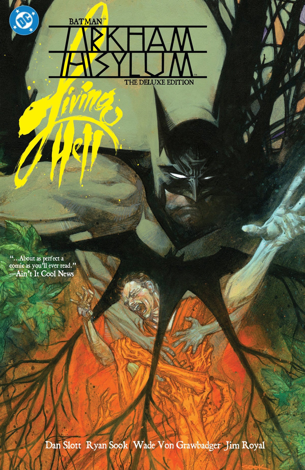 BATMAN ARKHAM ASYLUM LIVING HELL DELUXE EDITION HC