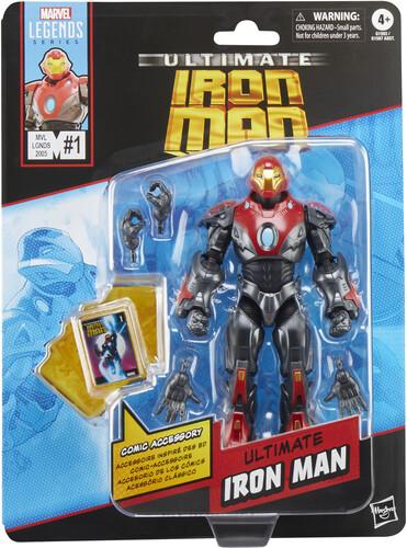 MARVEL LEGENDS RETRO NEW ULTIMATE IRON MAN COMIC AF