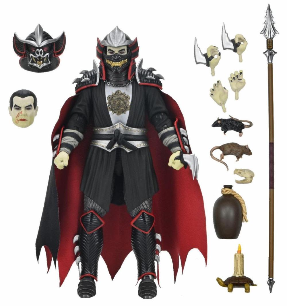UNIVERSAL MONSTERS VS TMNT SHREDDER AS DRACULA ULT 7IN AF