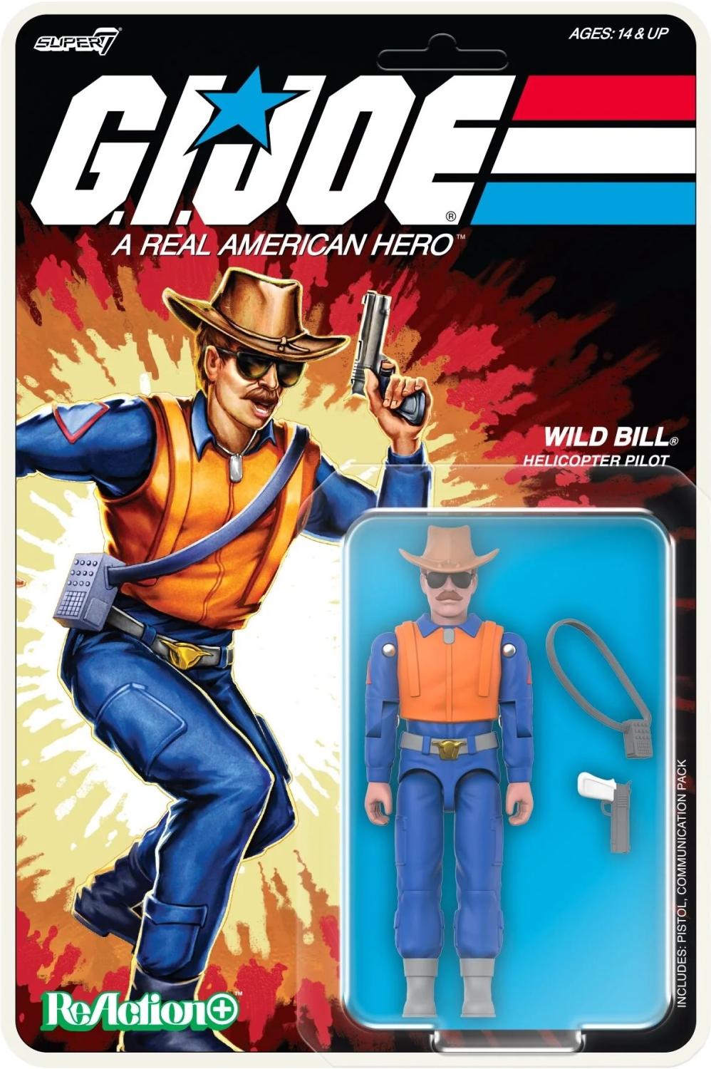 GI JOE REACTION PLUS WILD BILL AF