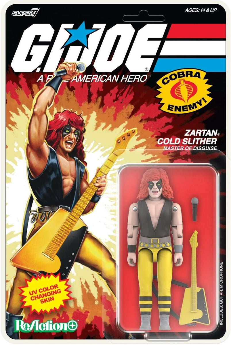 GI JOE REACTION PLUS ZARTAN COLD SLITHER AF – Emerald City Comics