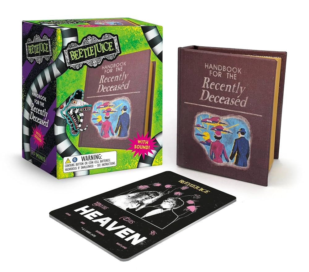 BOOK KIT BEETLEJUICE TALKING HANDBOOK FOR THE RECENTLY DECEASED