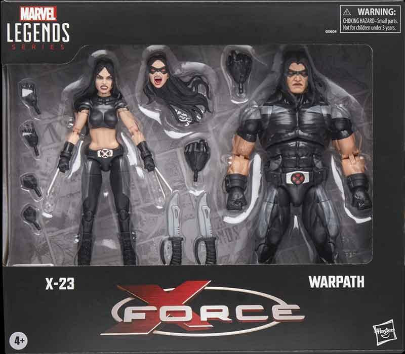 MARVEL LEGENDS NEW 2 PACK X 23 / WARPATH X FORCE AF