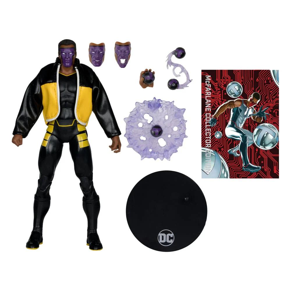 DC MULTIVERSE MISTER TERRIFIC JSA MCFARLANE COLLECTOR PLATINUM AF