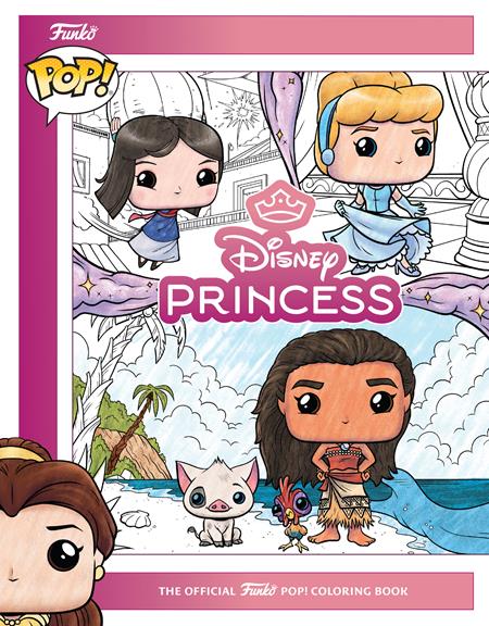 DISNEY PRINCESS THE OFFICIAL FUNKO POP COLORING BOOK