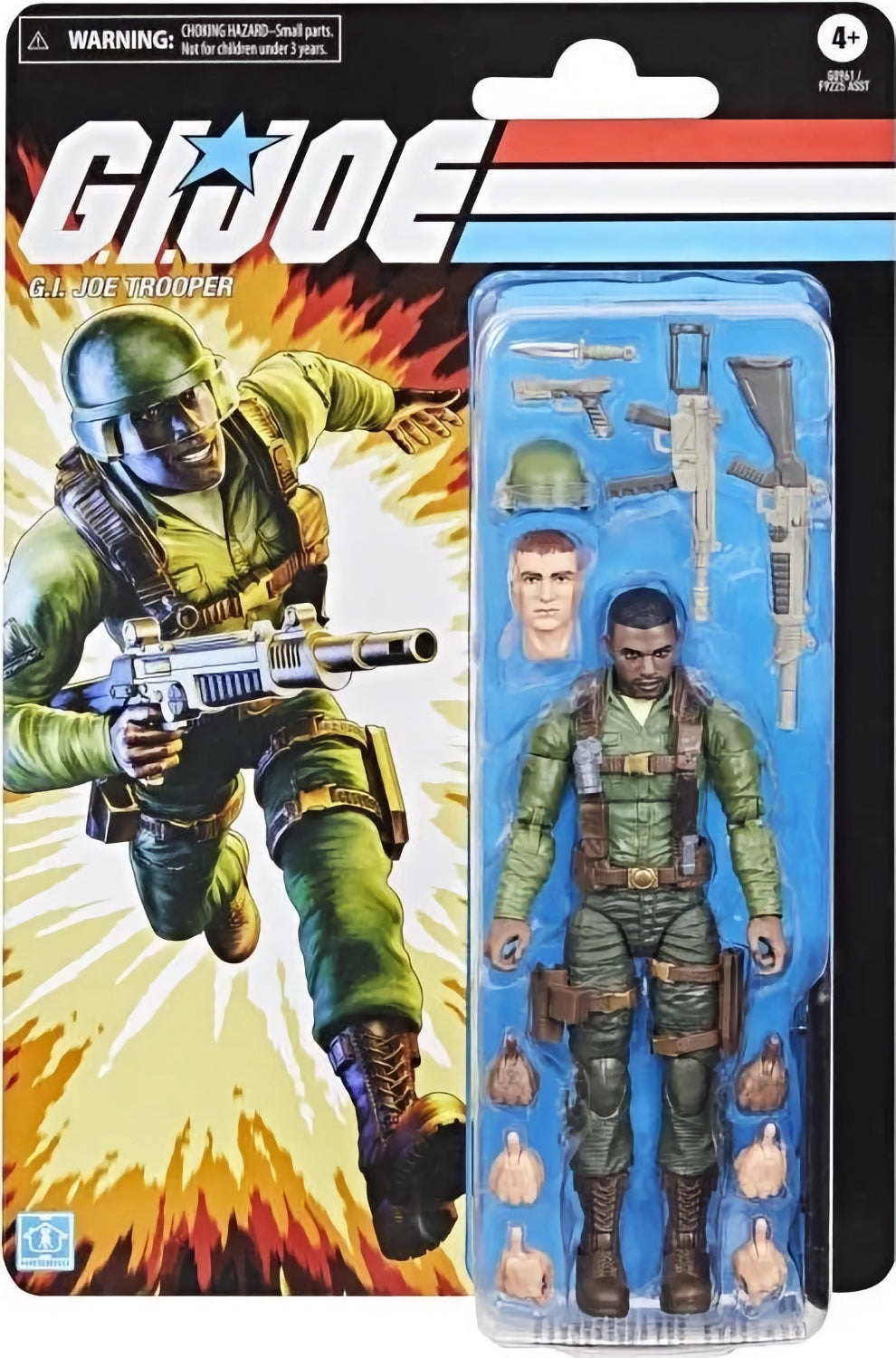 GI JOE RETRO CLASSIFIED GI JOE TROOPER 6IN AF