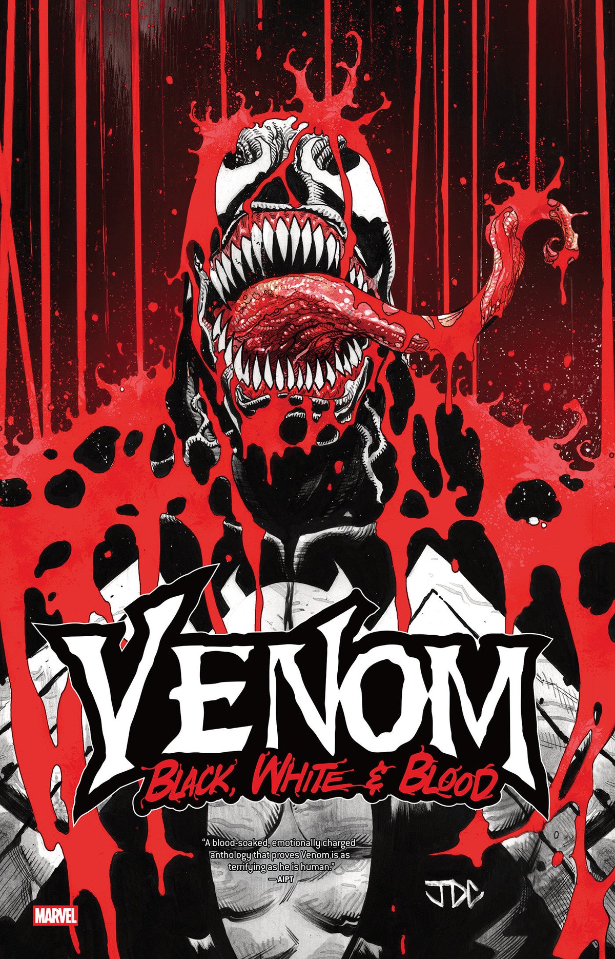 VENOM BLACK WHITE AND BLOOD TP