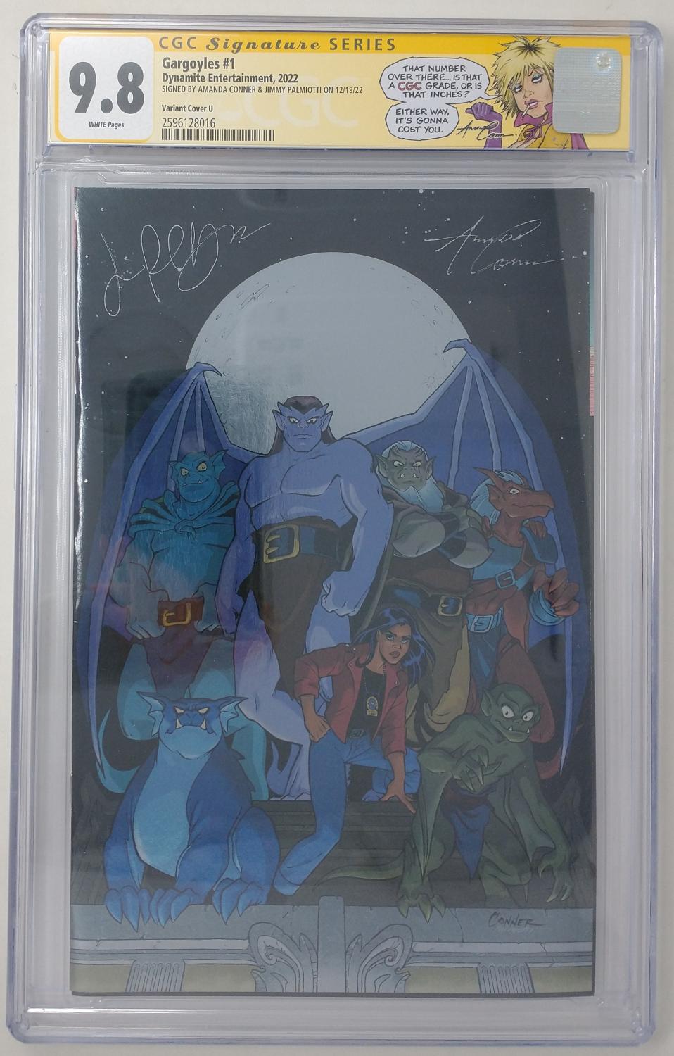 GARGOYLES #1 - DYNAMITE 2022 - CGC 9.8 - FOIL VARIANT SIGNED PALMIOTTI & CONNER