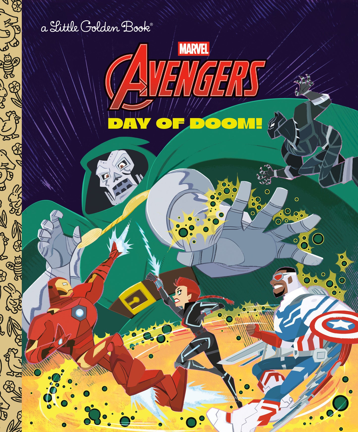 DAY OF DOOM MARVEL AVENGERS HC LITTLE GOLDEN BOOK