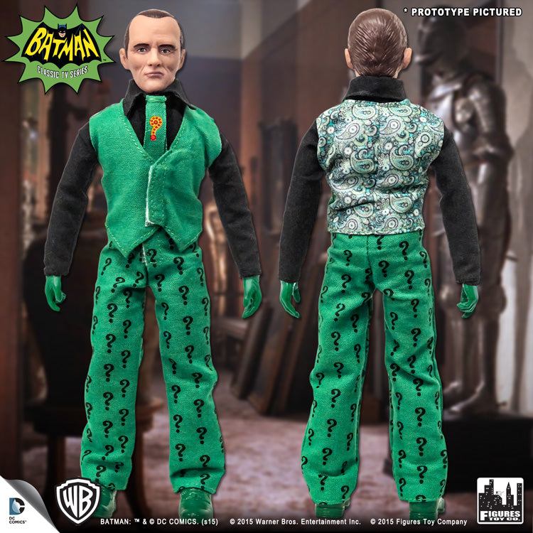 BATMAN 66 RETRO RIDDLER SUIT VAR 8IN AF -MEGO EC EXCLUSIVE - EMERALD CITY