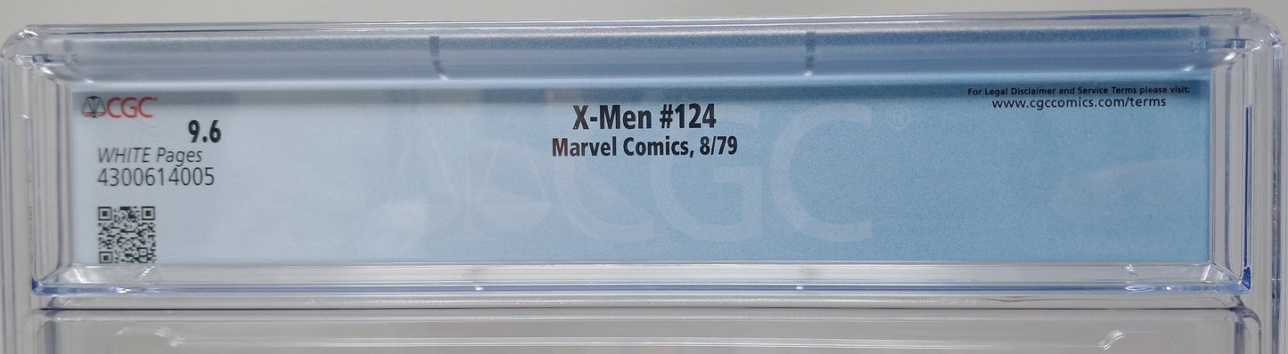 X-MEN #124 - MARVEL 1979 - CGC 9.6 - CHRIS CLAREMONT STORY