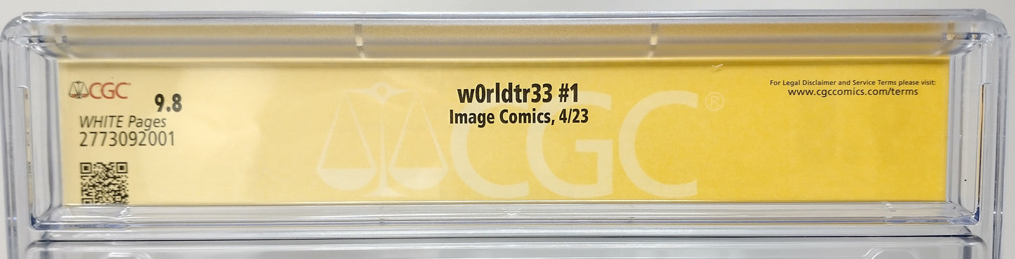 WORLDTR33 #1 - CGC 9.8 NM/MT - IMAGE 2023 - SIGNED FRENANDO BLANCO