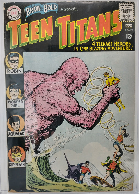 BRAVE AND THE BOLD #60 - DC 1965 - CGC 4.5 VG+ - 1ST DONNA TROY WONDER GIRL APPEARANCE