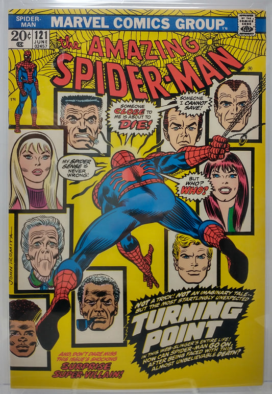 AMAZING SPIDER-MAN #121 - MARVEL 1973 - CGC 9.2 - DEATH OF GWEN STACY