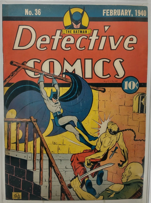 DETECTIVE COMICS #36 - DC 1940 - CGC 8.0 - ORIGIN 1ST HUGO STRANGE