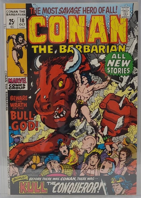 CONAN THE BARBARIAN #10 - MARVEL 1971 - CGC 9.4 - KING KULL BACKUP