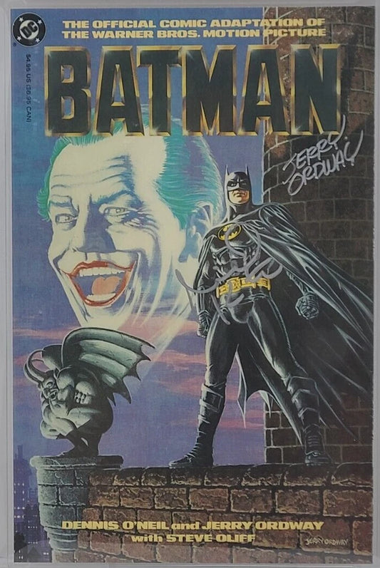 BATMAN MOVIE ADAPTATION - DC 1989 - CGC 9.8 - MICHAEL KEATON SIGNED
