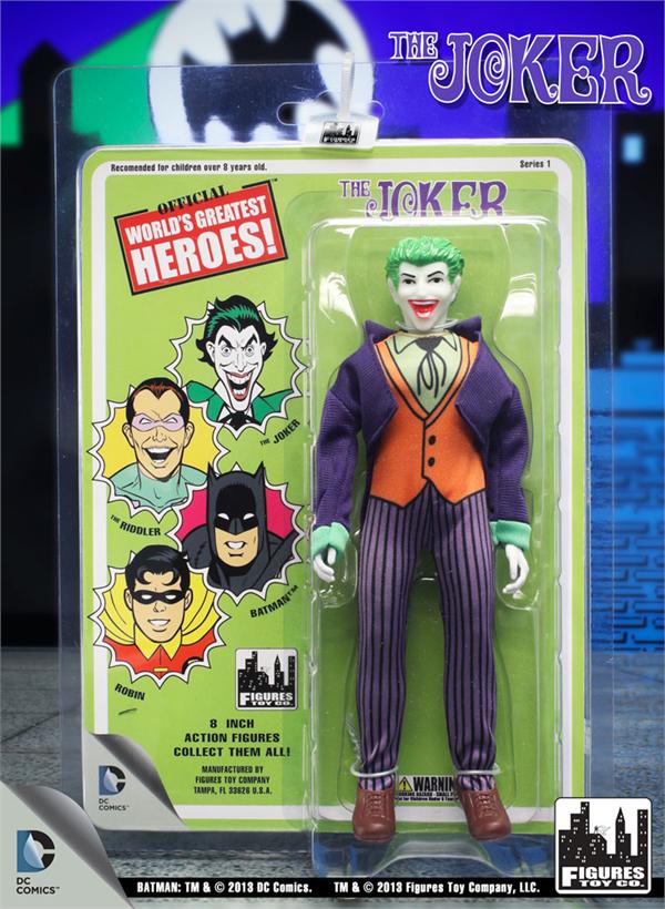 BATMAN RETRO JOKER S1 8IN AF