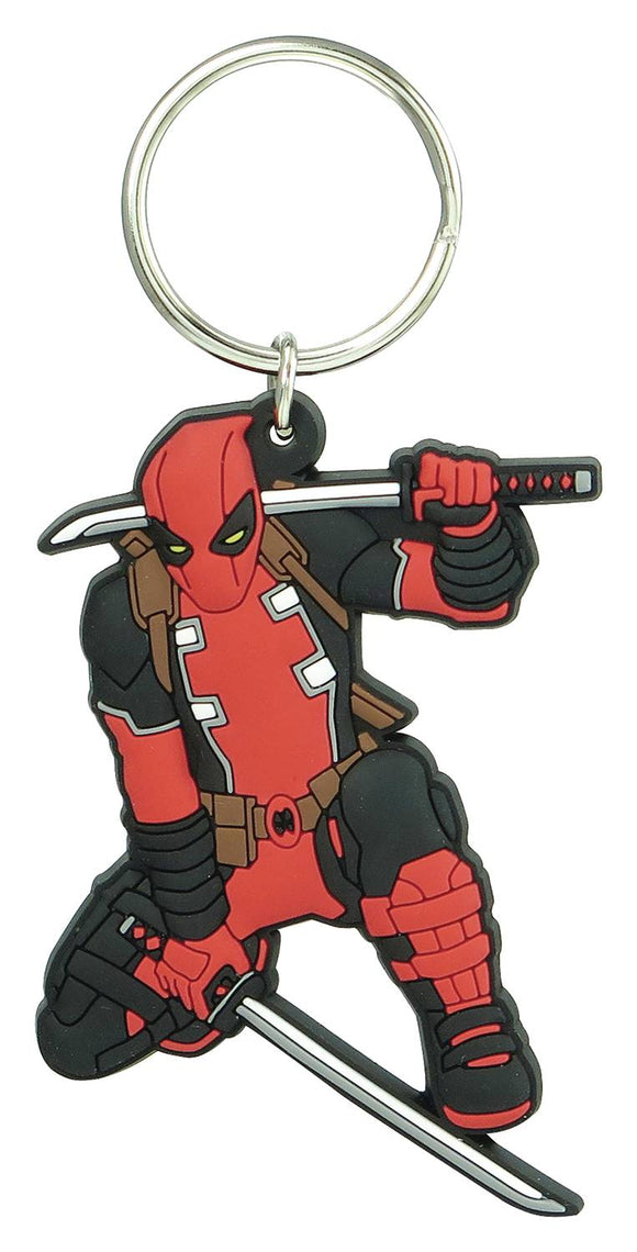 MARVEL DEADPOOL SOFT TOUCH PVC KEYRING  - Toys and Models