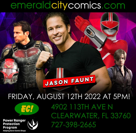 POWER RANGERS SIGNING: JASON FAUNT!