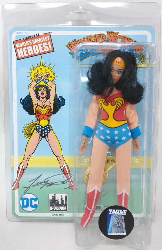DC RETRO WONDER WOMAN GEORGE PEREZ ARTISTS PROOF VAULT COLLECTIBLES 8IN AF EC EMERALD CITY