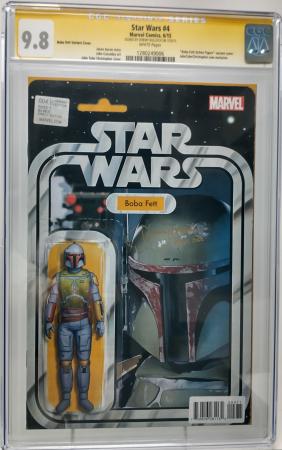 STAR WARS #4 - MARVEL 2015 - CGC 9.8 - JEREMY BULLOCH SIGNED