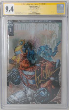 TRANSFORMERS #1 - IDW 2019 - CGC 9.4 - PETER CULLEN SIGNED