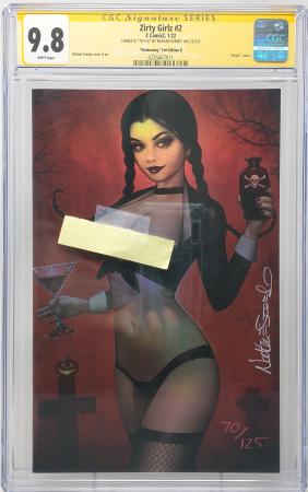 ZIRTY GIRLZ #2 - Z COMICZ 2022 - CGC 9.8 - WEDNESDAY TOPLESS FOIL NATHAN SZERDY