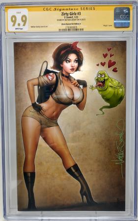 ZIRTY GIRLZ #3 - Z COMICZ 2023 - CGC 9.9 - GHOST-BUSTED GIRL NATHAN SZERDY