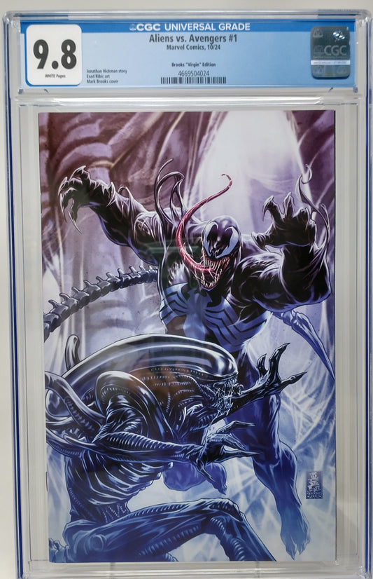 ALIENS VS. AVENGERS #1 - MARVEL 2024 - CGC 9.8 - 1ST XENO-SYMBIOTE SUIT