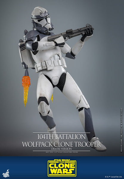 HOT TOYS SW 104TH BATTALION WOLFPACK CLONE TROOPER DX TMS 143 AF