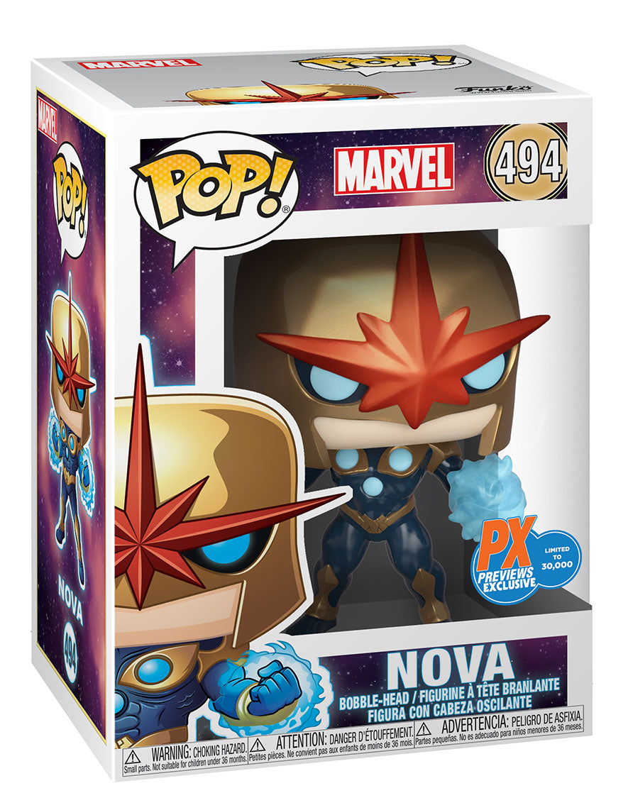 POP MARVEL COMICS NOVA PRIME PX VINYL FIGURE