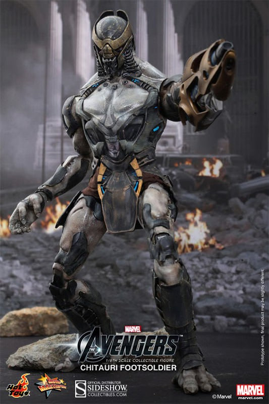 HOT TOYS CHITAURI FOOTSOLDIER AVENGERS MMS 226 AF