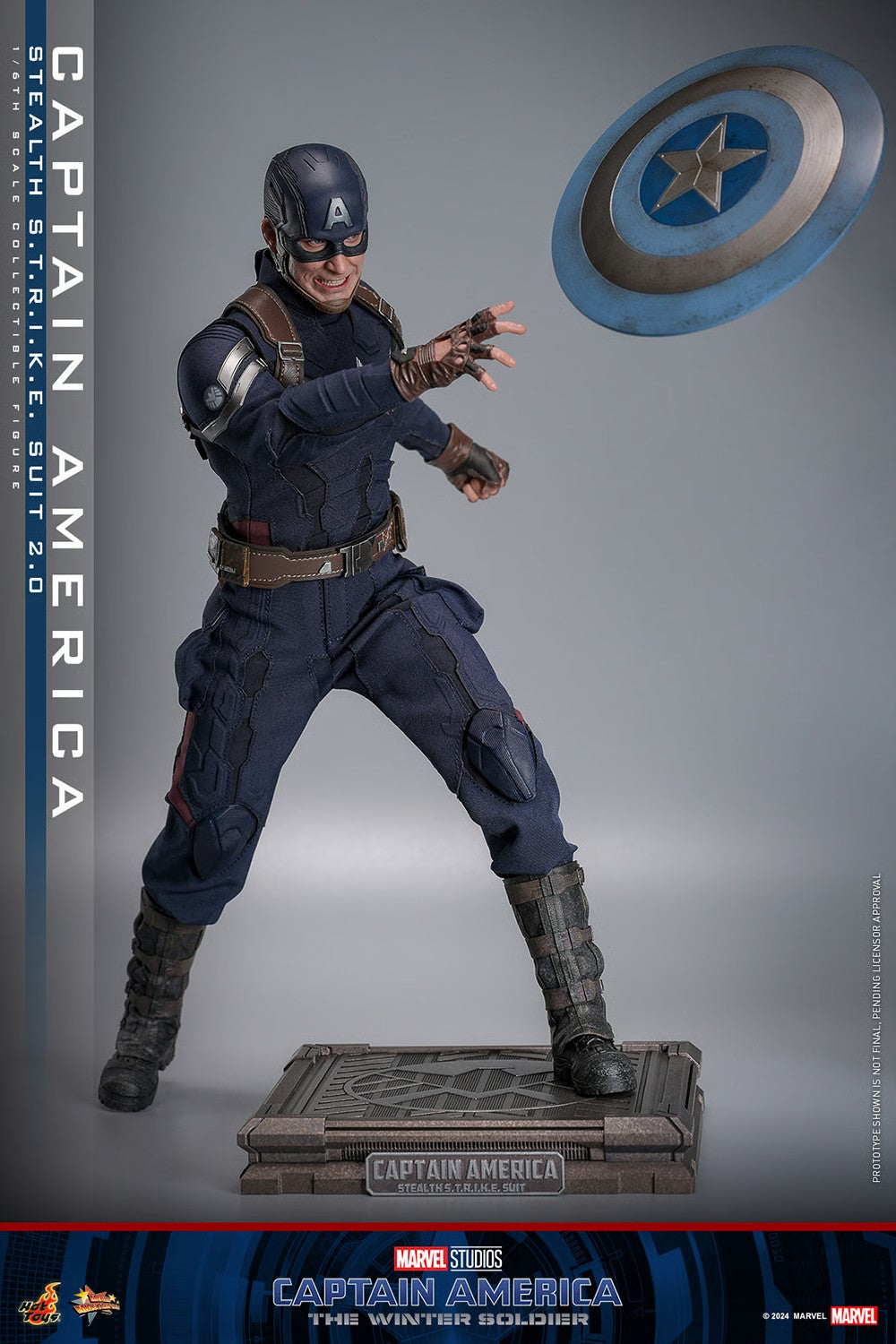 HOT TOYS CAPTAIN AMERICA STEALTH SUIT 2.0 CAWS MMS 783 AF