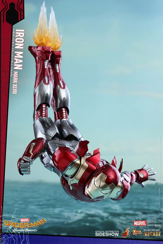 HOT TOYS IRON MAN MARK XLVII SPIDER-MAN HOMECOMING DIECAST MMS 427 D19 AF