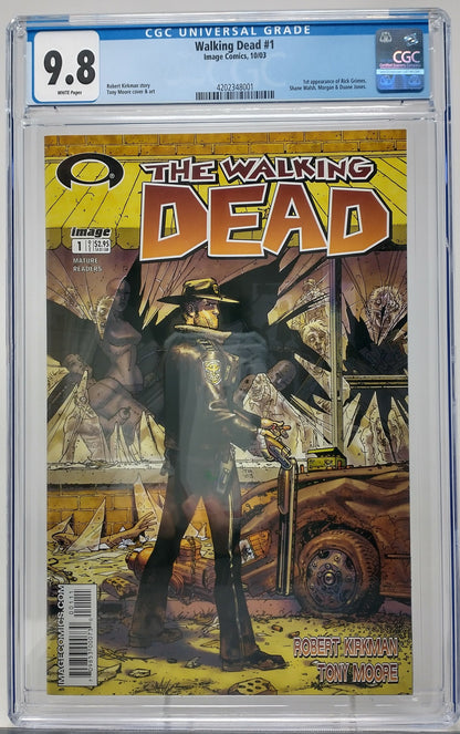 THE WALKING DEAD #1 - IMAGE 2003 - CGC 9.8 - 1ST RICK GRIMES APPEARANCE