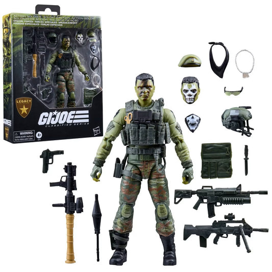 GI JOE CLASSIFIED LARGE ACTION SOLDIER SPECIAL FORCES 6IN AF