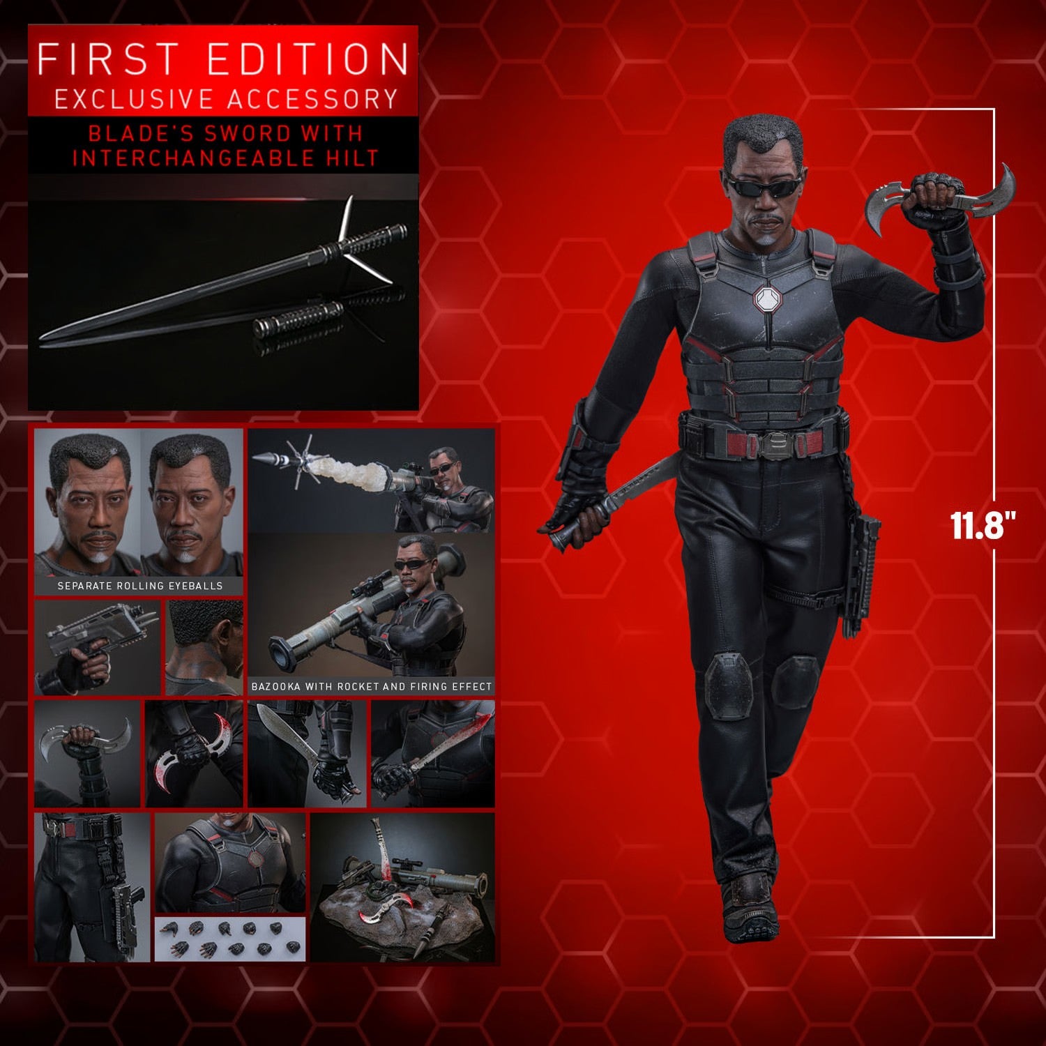 HOT TOYS MARVEL BLADE DP3 FIRST EDITION MMS 791 AF