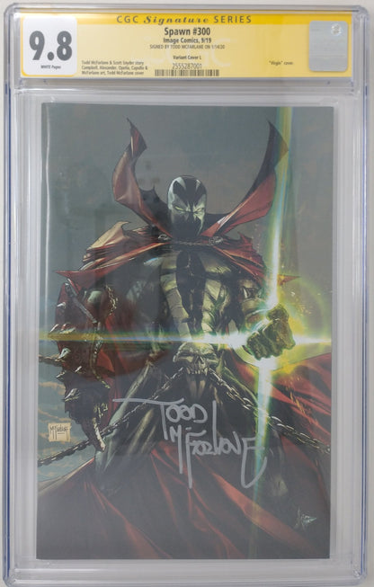 SPAWN #300 - IMAGE COMICS 2019 - CGC 9.8 - SIGNED TODD MCFARLANE