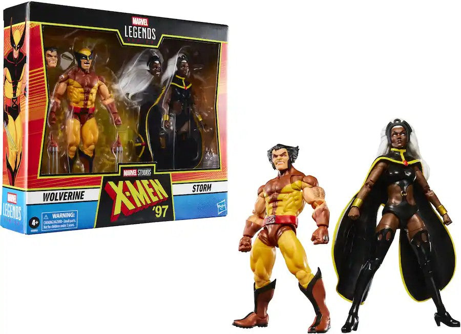 MARVEL LEGENDS NEW 2 PACK X MEN 97 WOLVERINE AND STORM AF