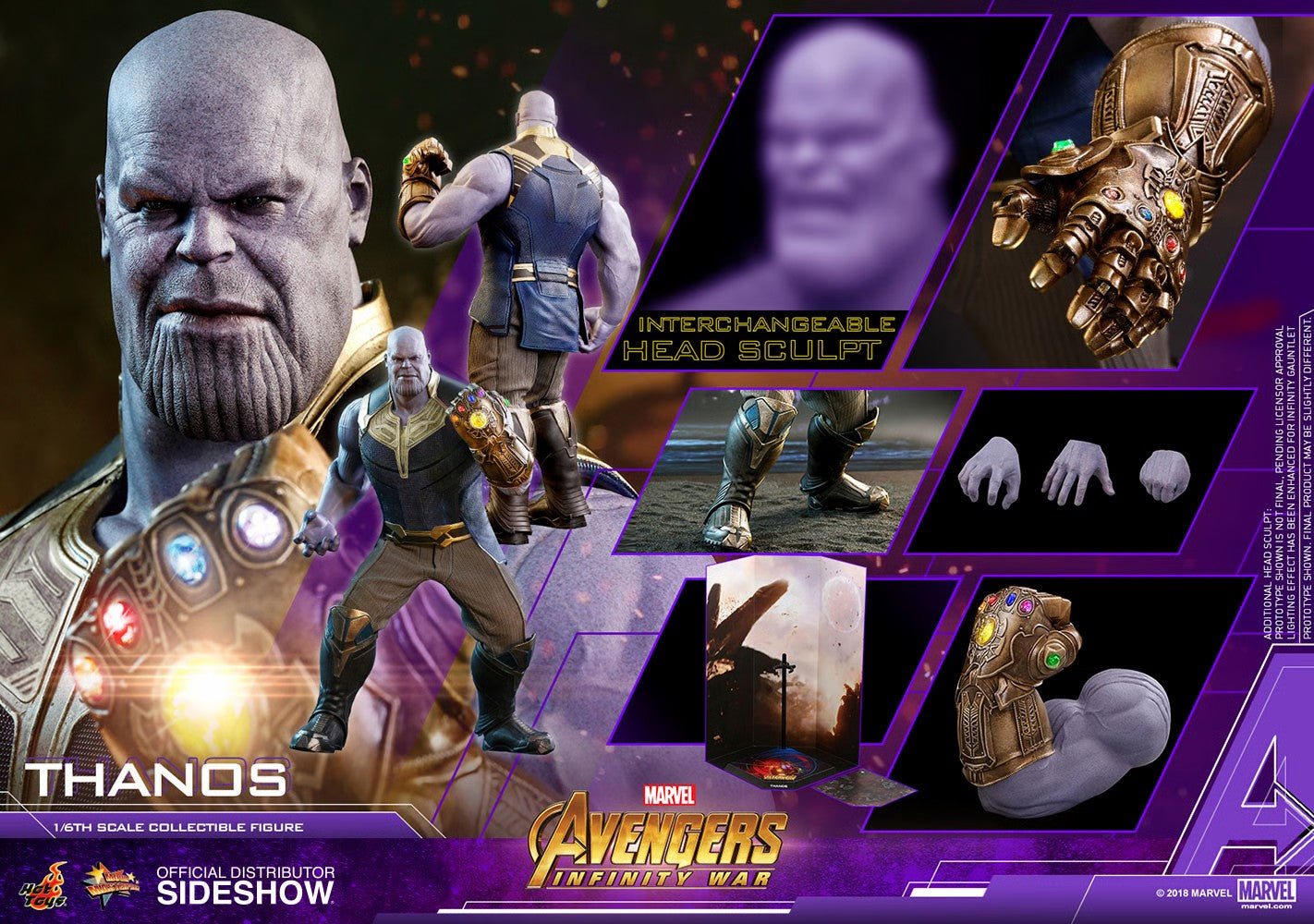 HOT TOYS THANOS INFINITY WAR MMS 479 AF