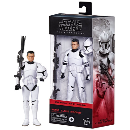 STAR WARS BLACK SERIES SW 6 INCH CLONE TROOPER PHASE 1 ATTACK OF THE CLONES AOTC AF