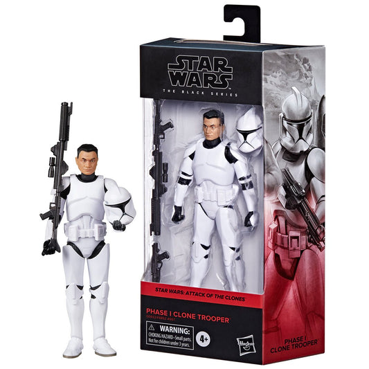 STAR WARS BLACK SERIES SW 6 INCH CLONE TROOPER PHASE 1 ATTACK OF THE CLONES AOTC AF