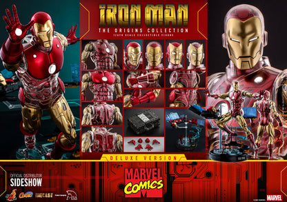 HOT TOYS IRON MAN DELUXE ORIGINS COLLECTION AF CMS 08-D38